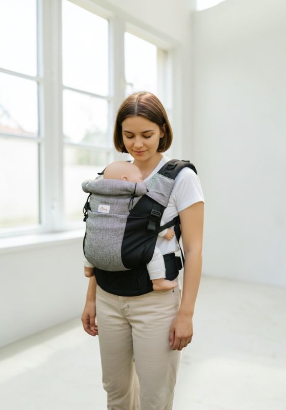Ерго-рюкзак Di Sling Toddler Чорно-сірий 